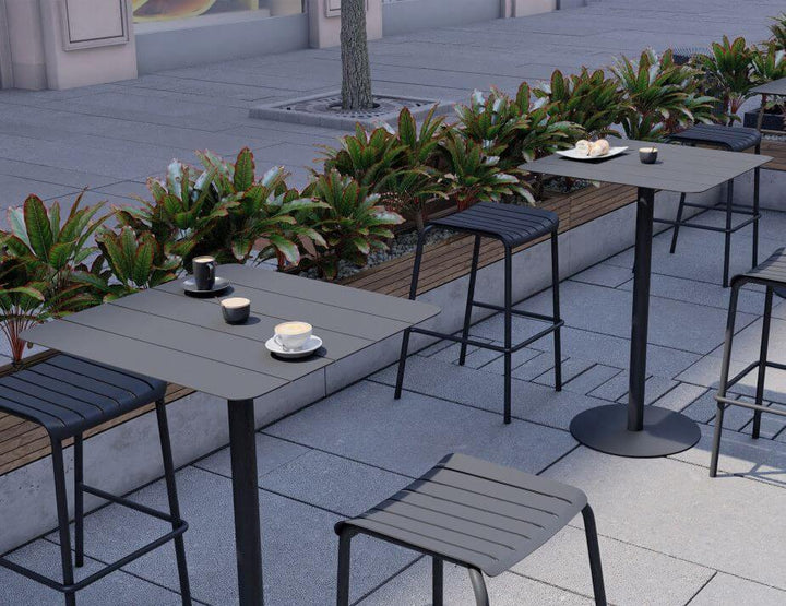 Roku Outdoor Backless Bar Stool