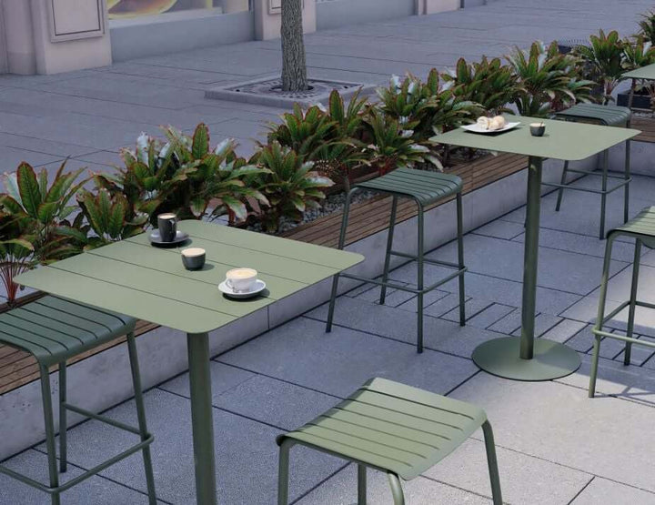 Roku Outdoor Backless Bar Stool