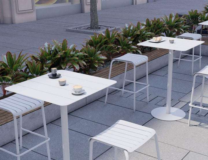 Roku Outdoor Backless Bar Stool