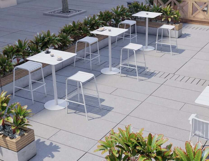 Roku Outdoor Backless Bar Stool