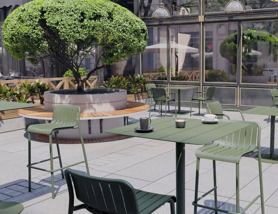 Roku High Bar Table Outdoor