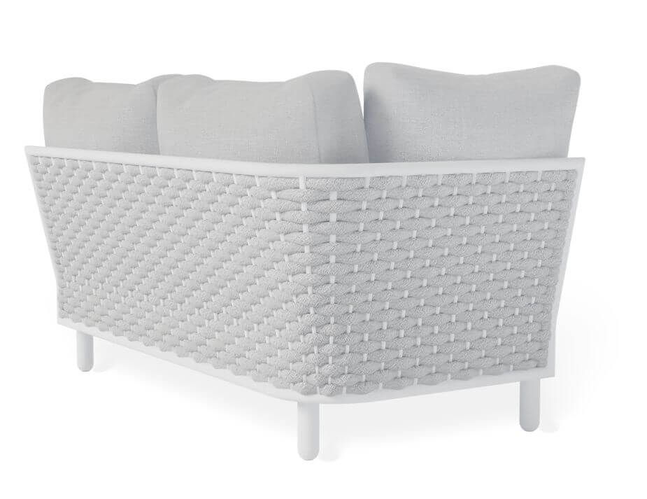 Siano Modular Left Arm 2 Seater - Outdoor - White