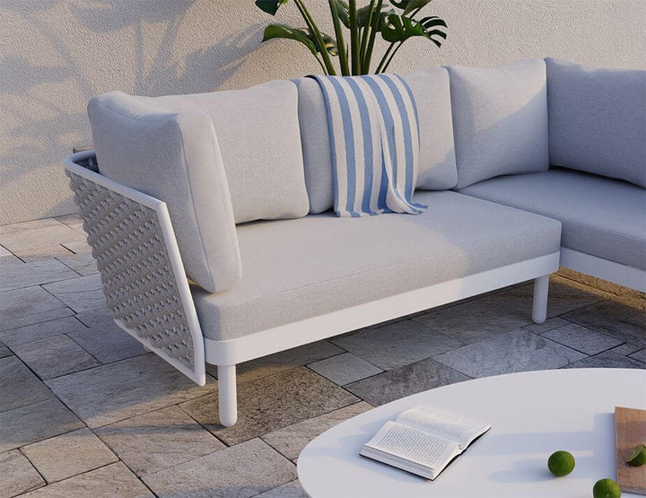 Siano Modular Left Arm 2 Seater - Outdoor - White