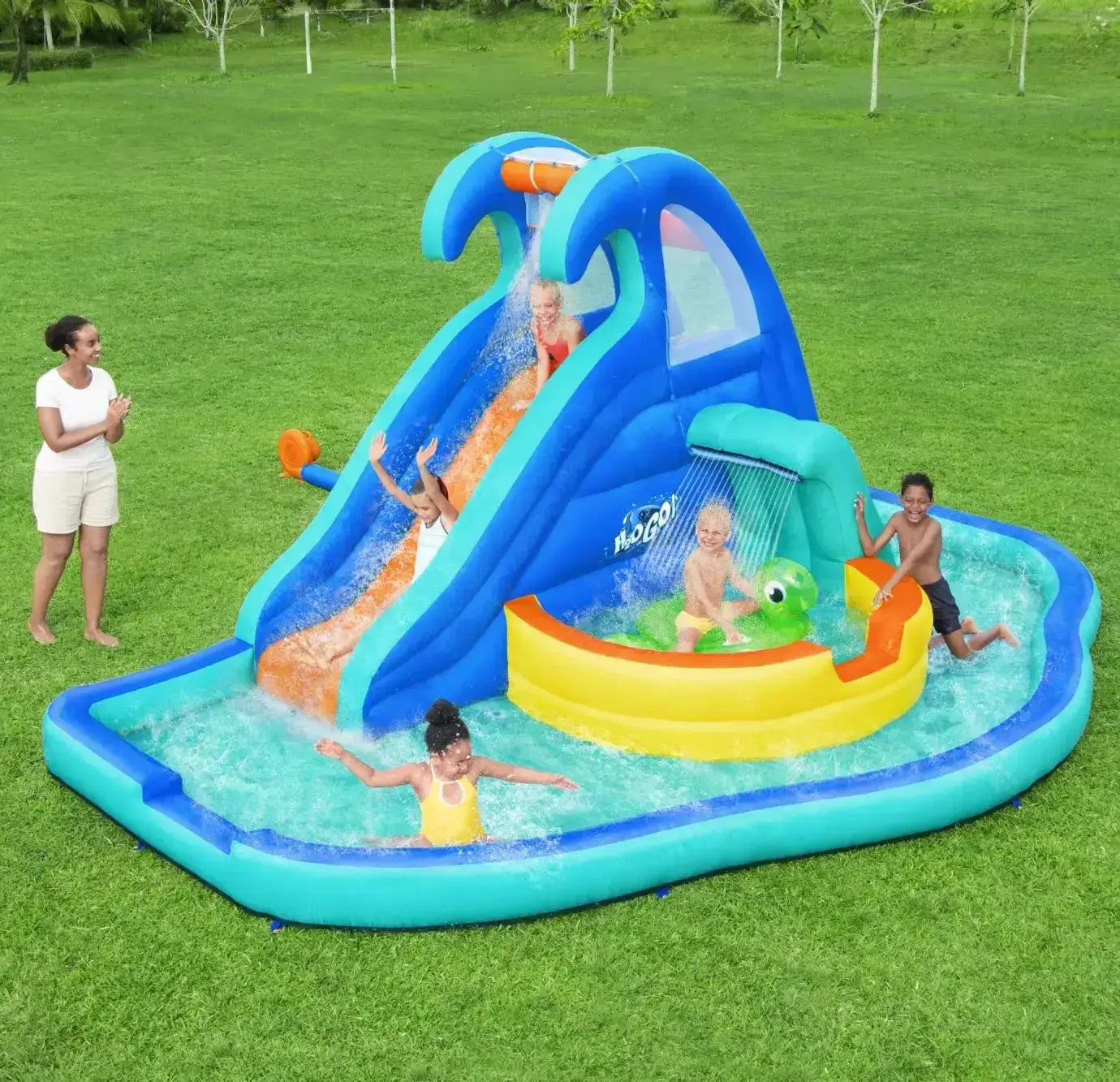 Pool H2ogo Walmart H2ogo Water Slide Walmart Bestway Triple Water