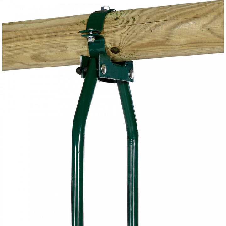 Plum Colobus Wooden Swing Set