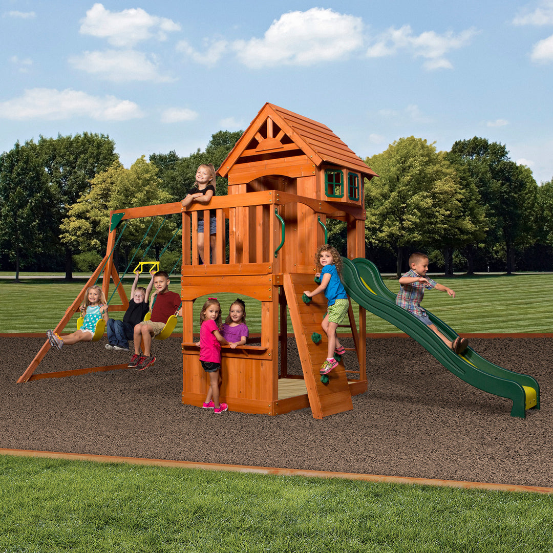 Backyard Discovery Atlantis Swing & Play Set