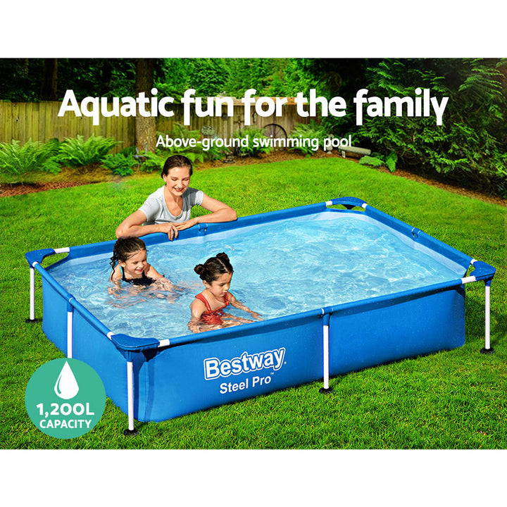 Bestway Above Ground Swimming Pool - Heavy Duty Steel Pro Frame - 2.2M X 1.5M