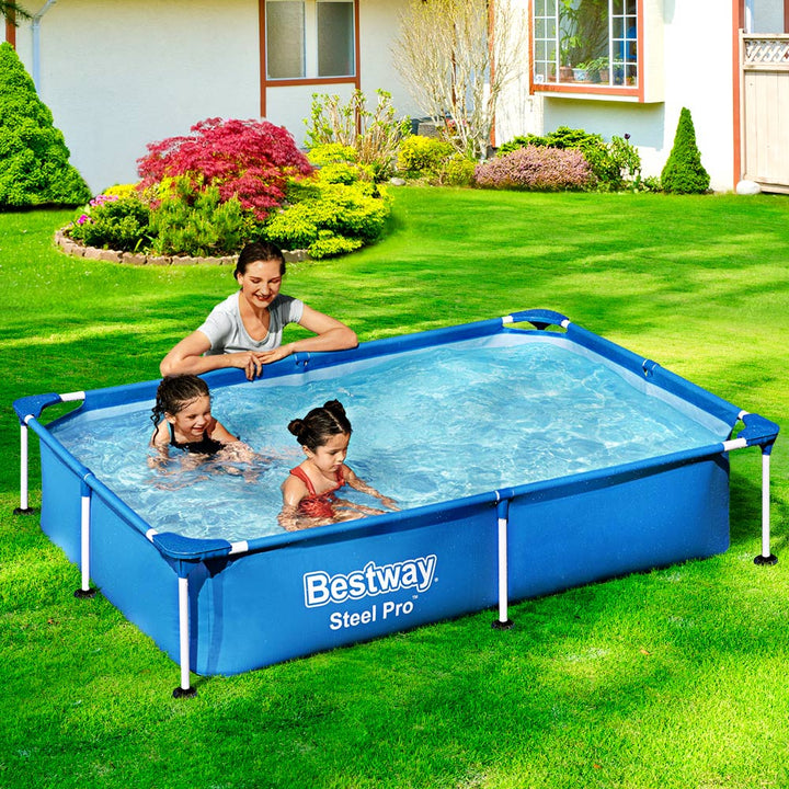 Bestway Above Ground Swimming Pool - Heavy Duty Steel Pro Frame - 2.2M X 1.5M