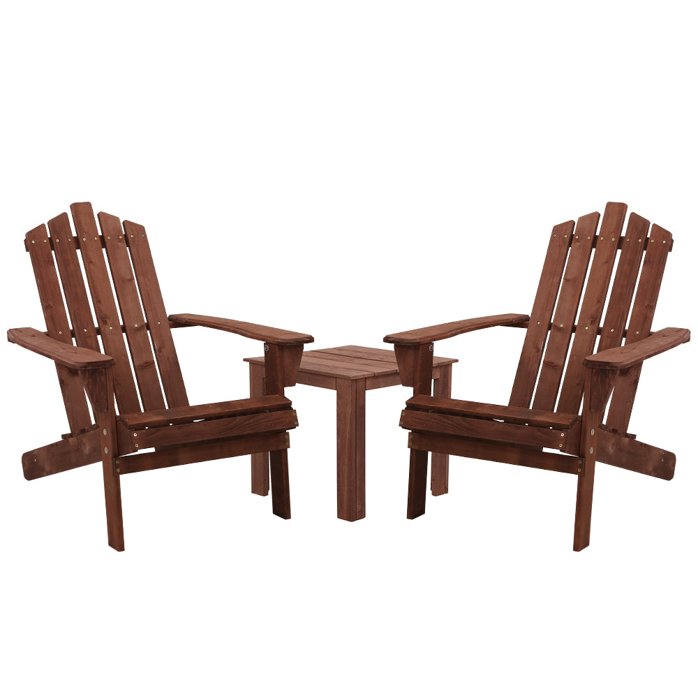 Hemlock Adirondack Chair Double - The  Best Backyard