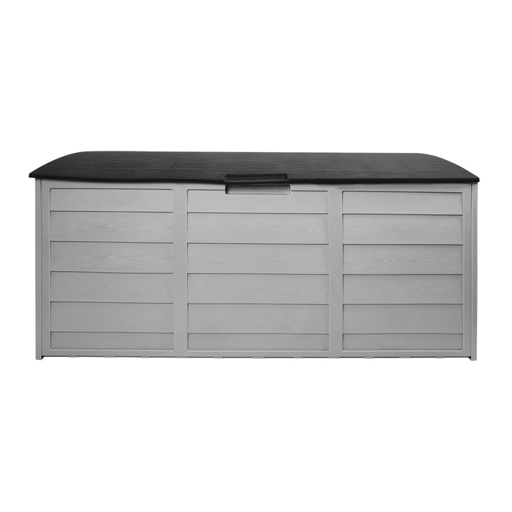 290L Outdoor Storage Box (Lockable) - Grey / Black