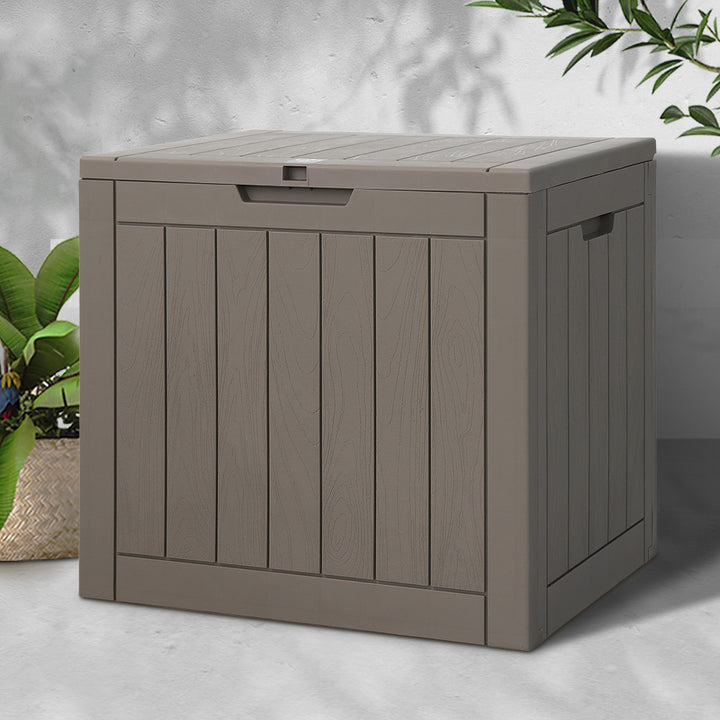 118L Outdoor Garden Storage Box Grey