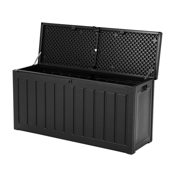 240L Outdoor Storage Box / Bench - Black