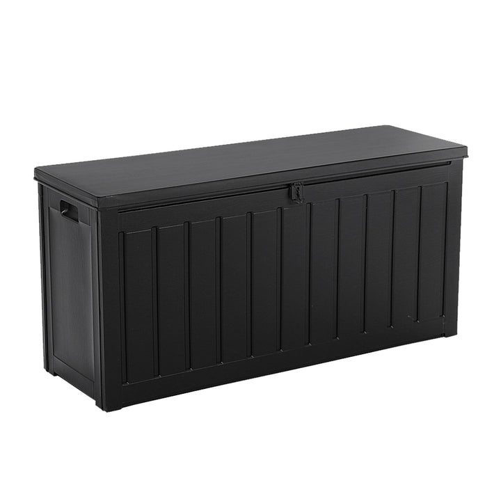 240L Outdoor Storage Box / Bench - Black