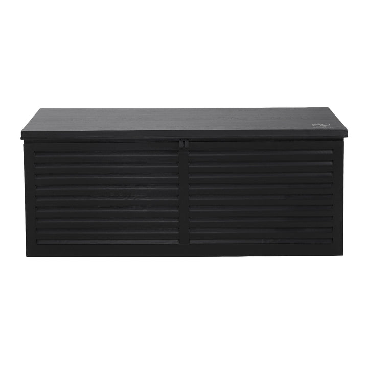 390L Outdoor Storage Box / Bench (Lockable) - Black