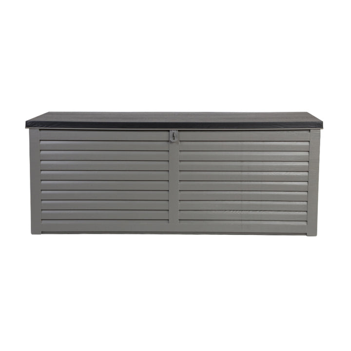 390L Outdoor Storage Box / Bench (Lockable) - Grey