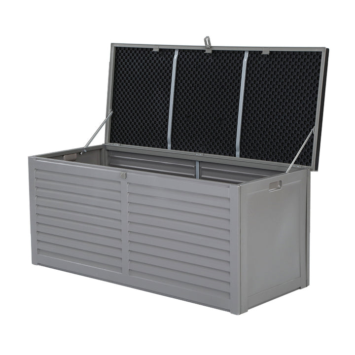 490L Outdoor Storage Box / Bench - Grey