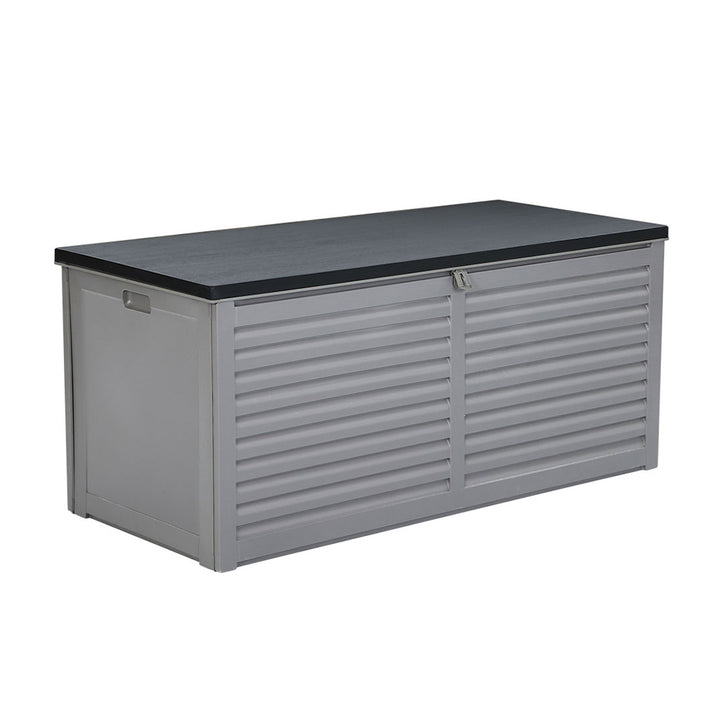 490L Outdoor Storage Box / Bench - Grey