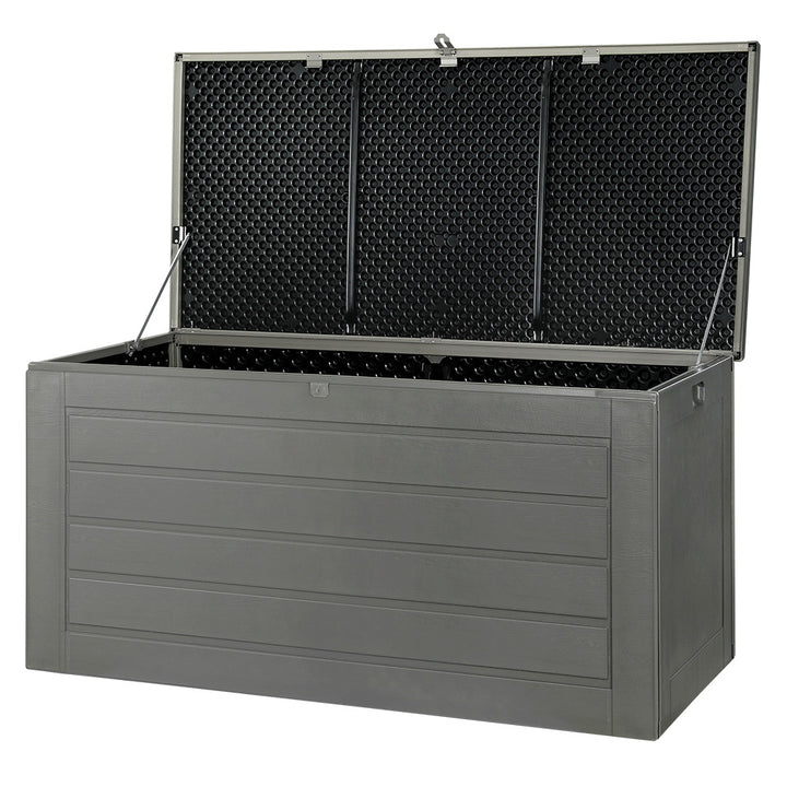 680L Waterproof Outdoor Storage Box / Bench (Lockable)  - Grey