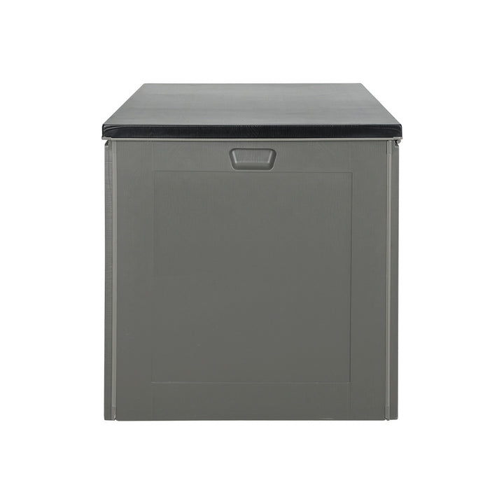680L Waterproof Outdoor Storage Box / Bench (Lockable)  - Grey