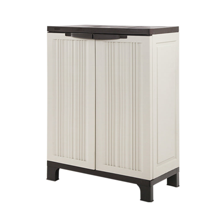 92cm Outdoor Storage Cabinet / Cupboard (Lockable) - Beige