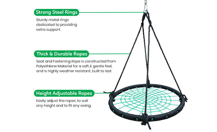 Kids Spidey Web Swing 100cm - Lifespan Kids
