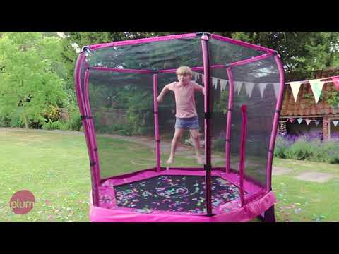 Plum 7ft Junior Jumper Trampoline - Pink