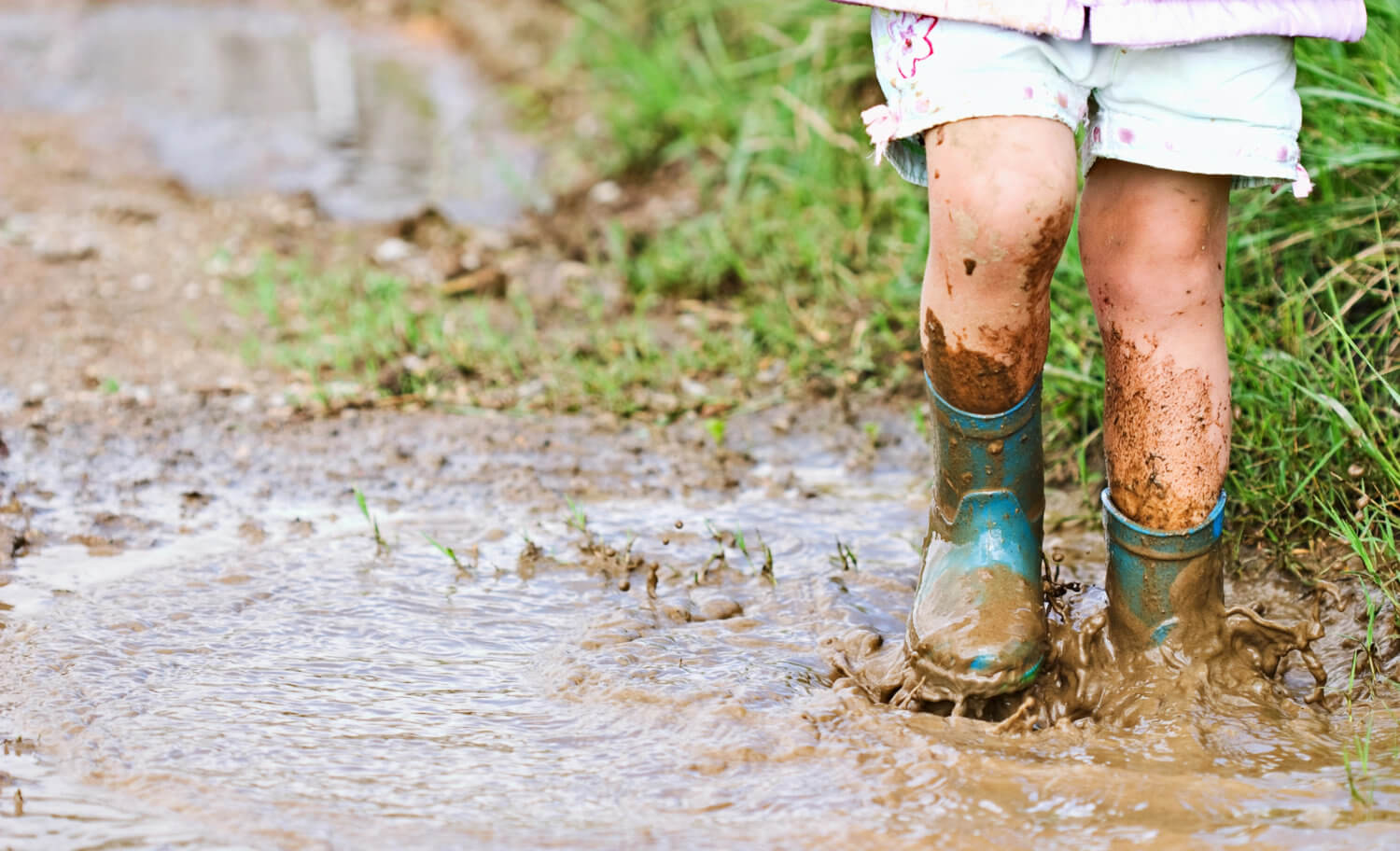 outdoor play kids mud boots