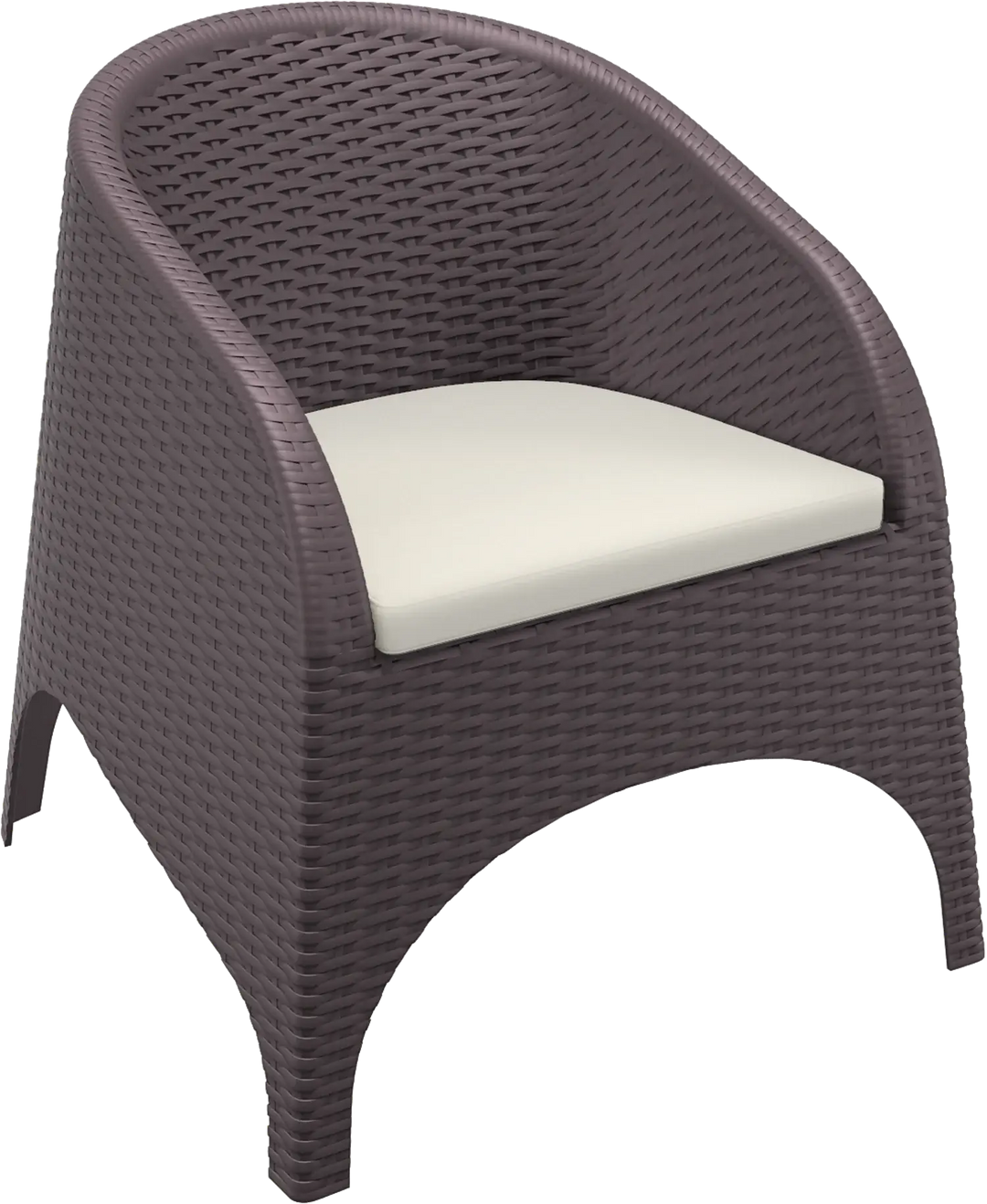 Siesta Aruba Tub Chair (Available in Chocolate, White & Anthracite)