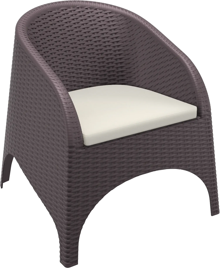 Siesta Aruba Tub Chair (Available in Chocolate, White & Anthracite)