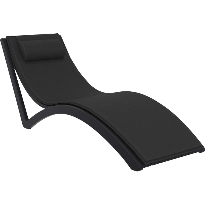 Siesta Slim Sun Lounger (Available in Black, White, Anthracite & Taupe - with / without cushion)