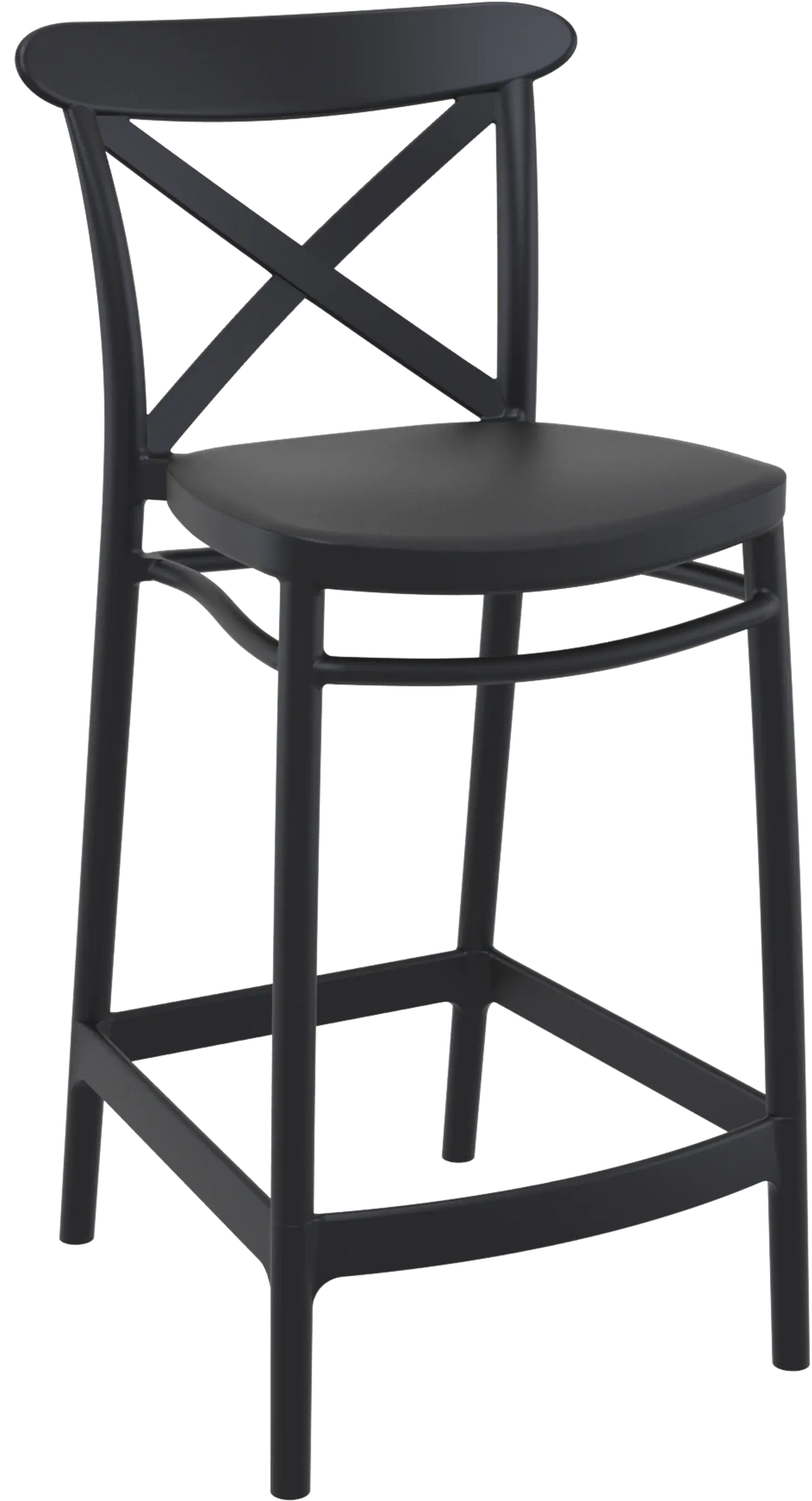 Cross Back Bar Stools 65cm by Siesta