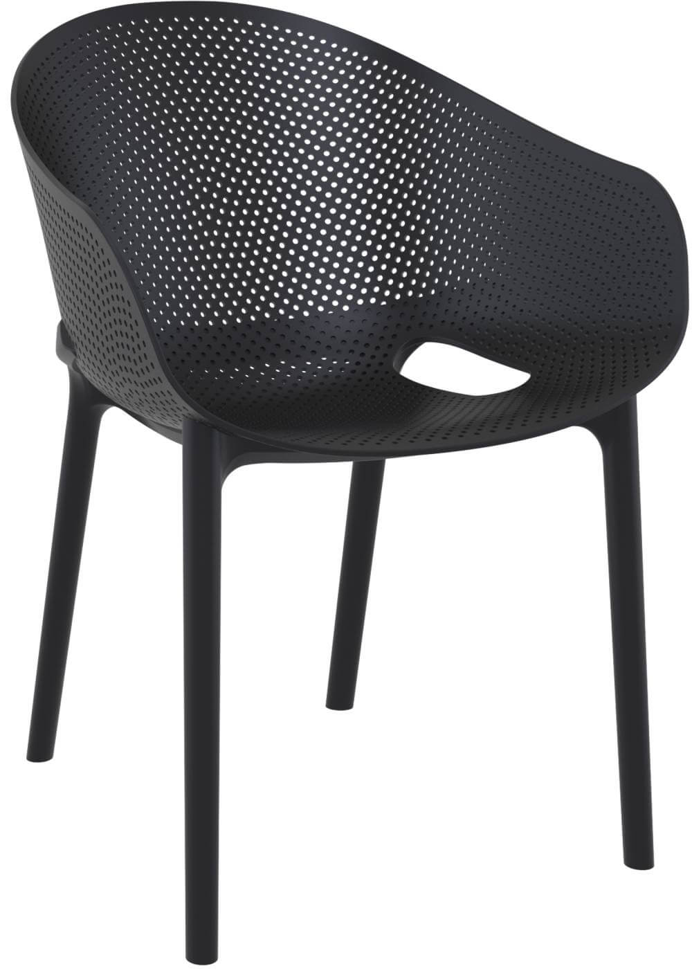 Siesta Sky Stacking Chair (Available in Black, White, Taupe, Green, Marsala & Anthracite)