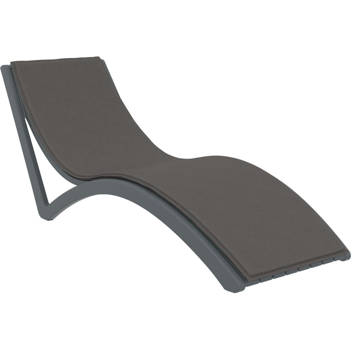 Siesta Slim Sun Lounger (Available in Black, White, Anthracite & Taupe - with / without cushion)