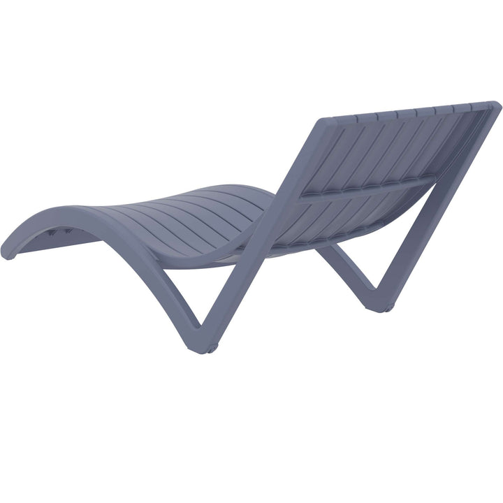 Siesta Slim Sun Lounger (Available in Black, White, Anthracite & Taupe - with / without cushion)