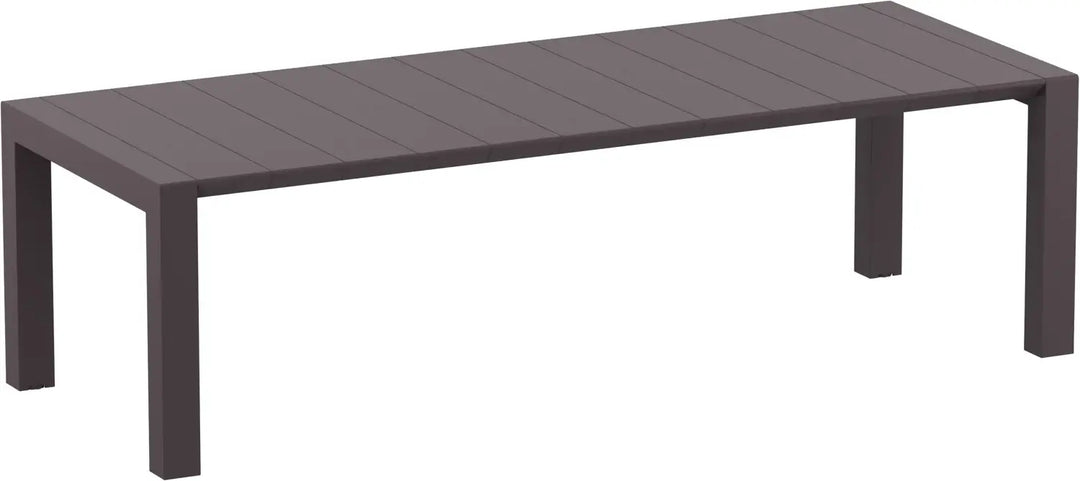 Siesta Vegas Table 260/300 & Ibiza Arm Chairs 6 Seater Outdoor Dining Set (Available in Chocolate, Anthracite & White)