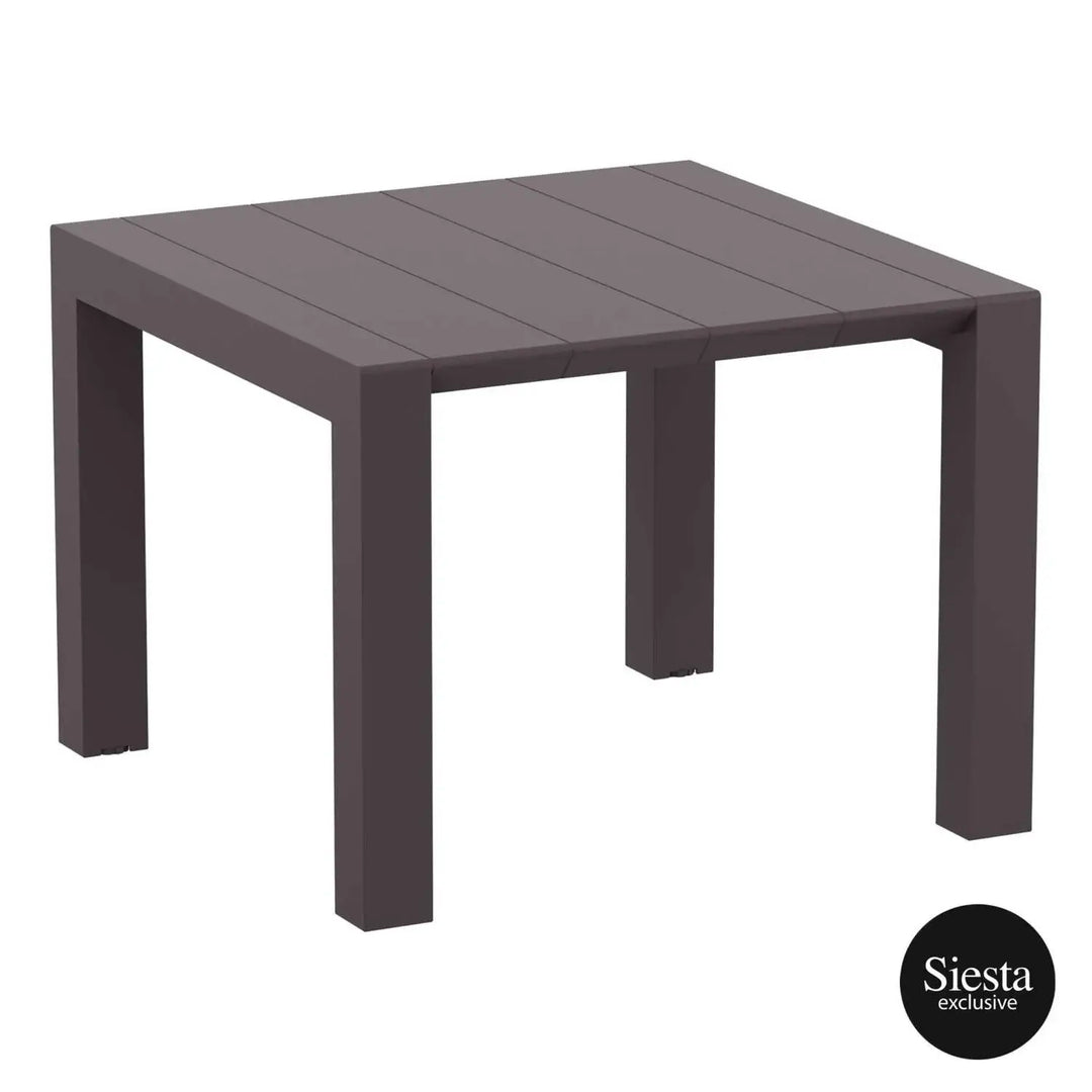 Siesta Vegas 100/140 Table/Aruba Armchairs with Seat Cushions 3 Seat Package (Available in Anthracite, Chocolate & White)