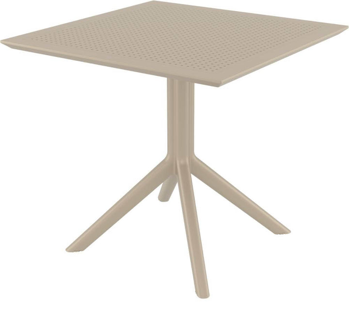Siesta Sky Table 80 (Available in White, Taupe, Olive Green, Black & Anthracite)