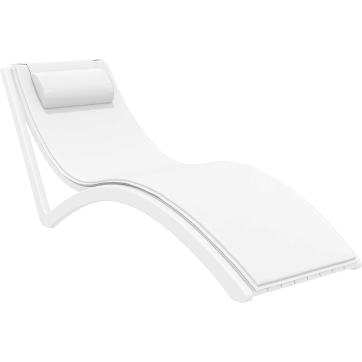 Siesta Slim Sun Lounger (Available in Black, White, Anthracite & Taupe - with / without cushion)