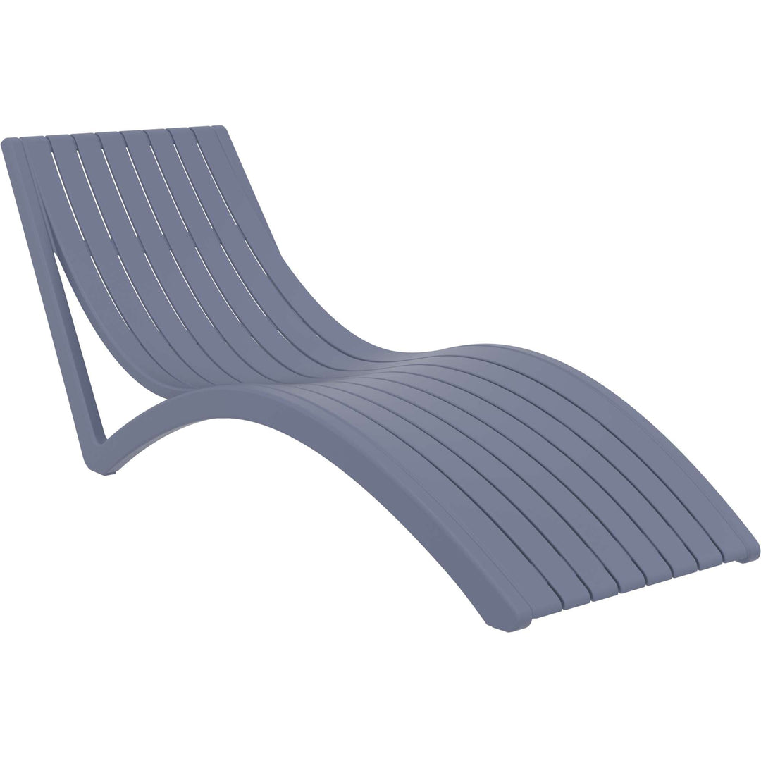 Siesta Slim Sun Lounger (Available in Black, White, Anthracite & Taupe - with / without cushion)
