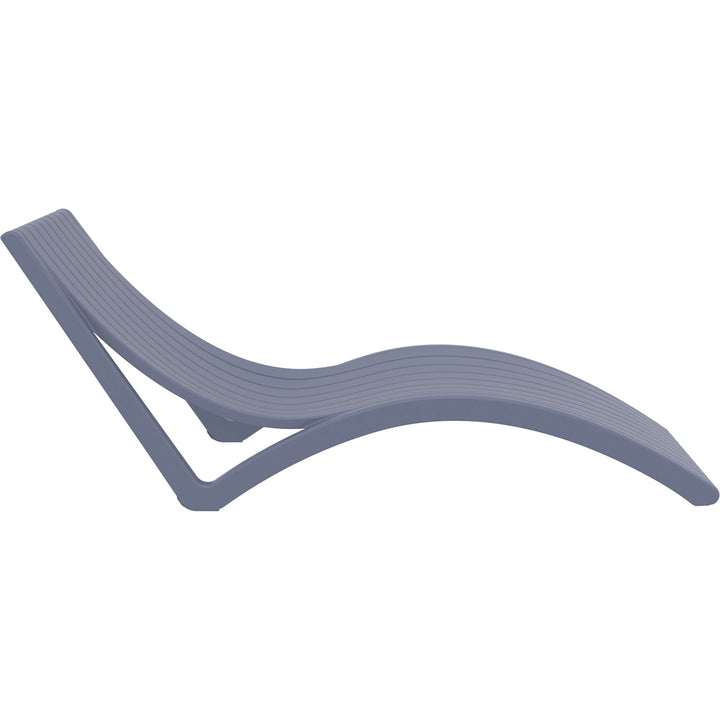 Siesta Slim Sun Lounger (Available in Black, White, Anthracite & Taupe - with / without cushion)