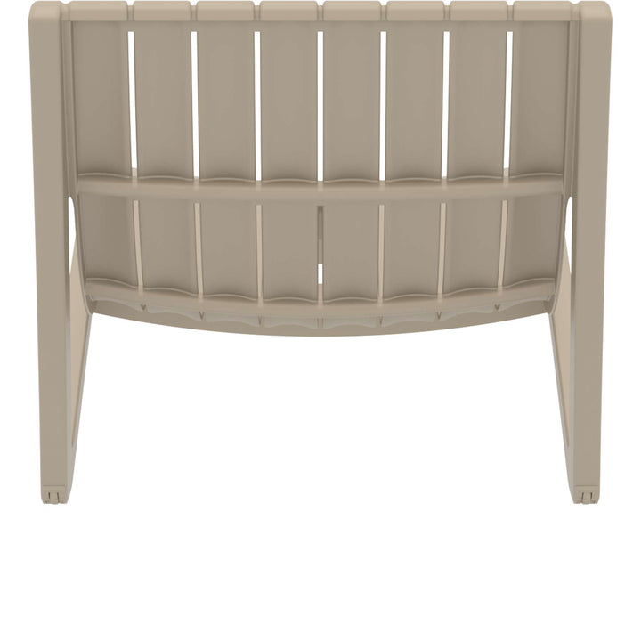 Siesta Slim Sun Lounger (Available in Black, White, Anthracite & Taupe - with / without cushion)