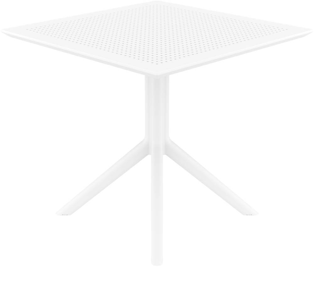 Siesta Sky Table 80 (Available in White, Taupe, Olive Green, Black & Anthracite)