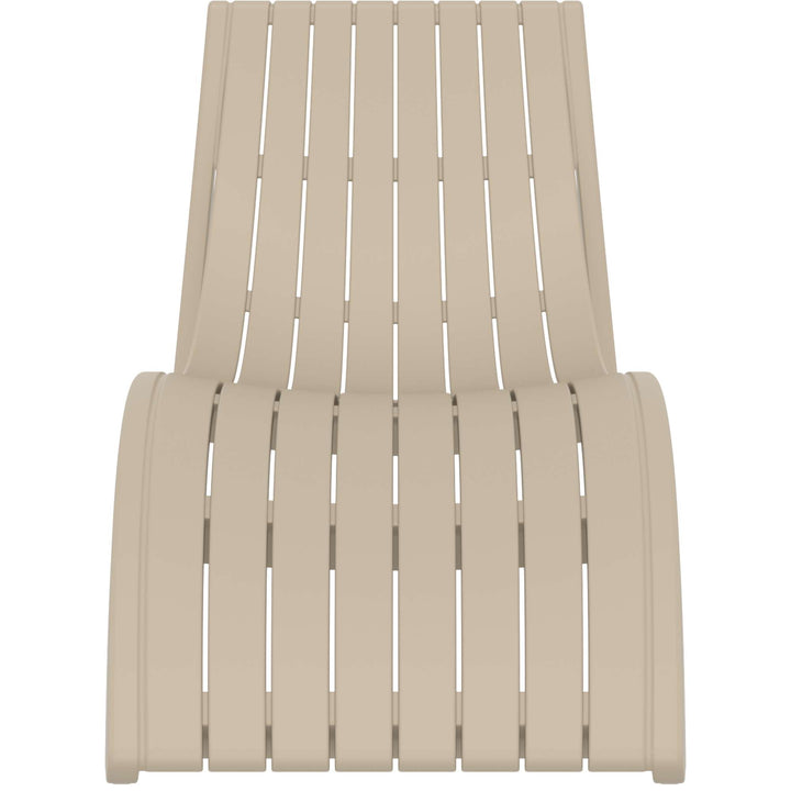 Siesta Slim Sun Lounger (Available in Black, White, Anthracite & Taupe - with / without cushion)