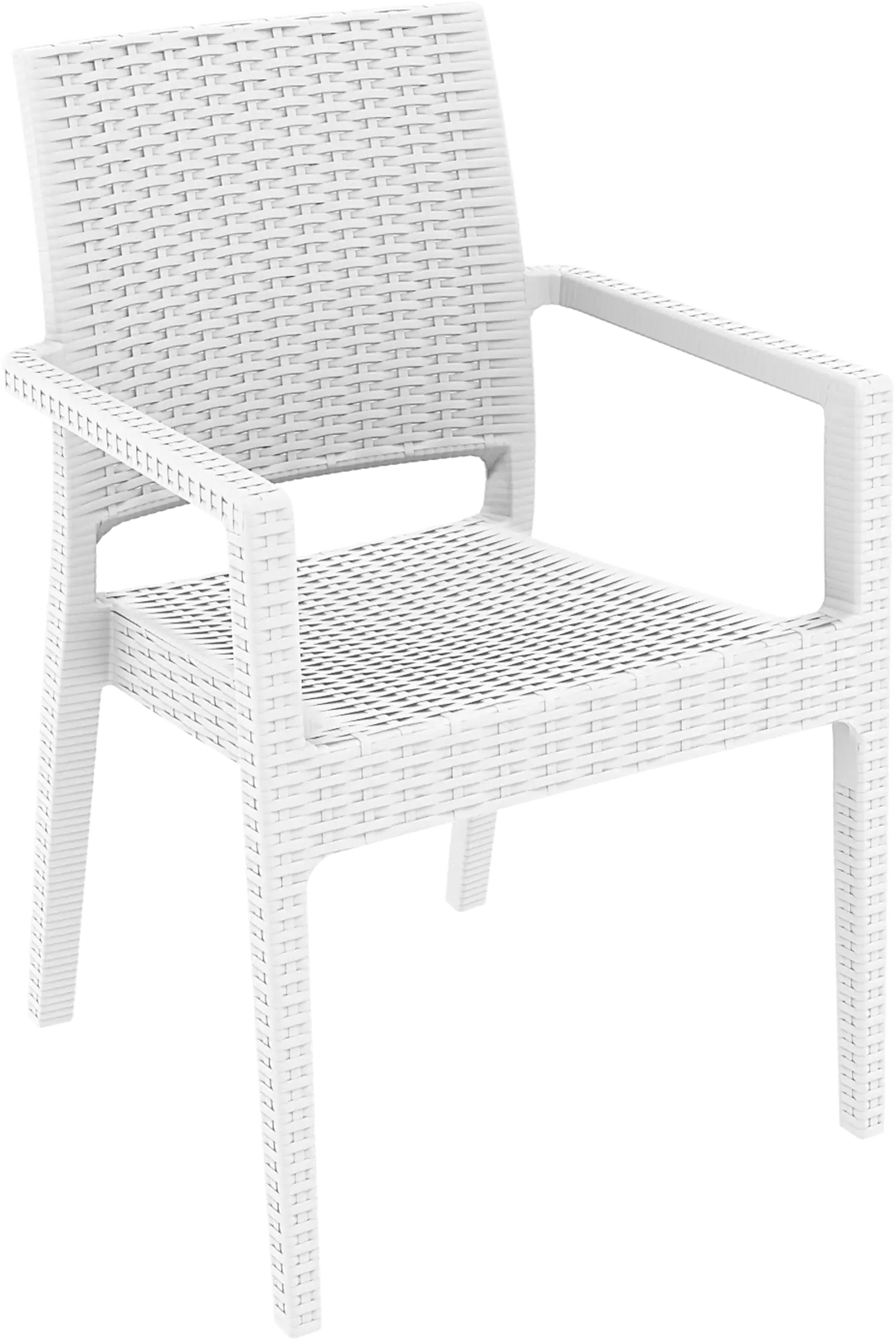 Siesta Vegas Table 260/300 & Ibiza Arm Chairs 6 Seater Outdoor Dining Set (Available in Chocolate, Anthracite & White)
