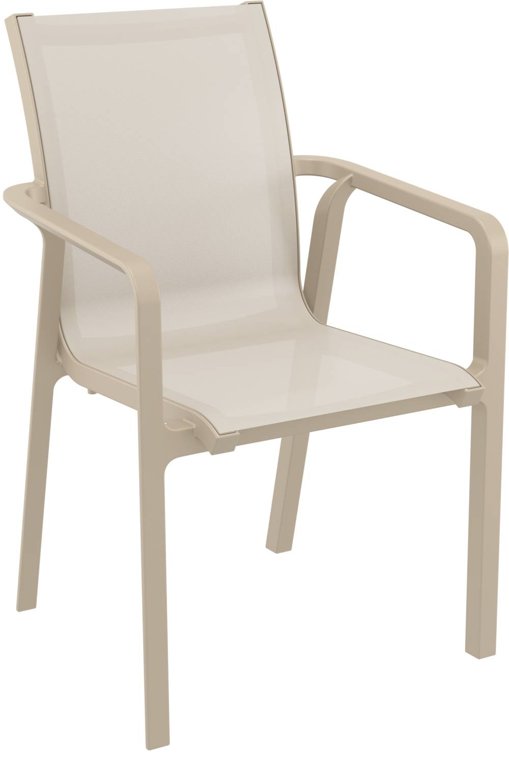 Siesta Pacific Arm Chair (Available in Black, White, Taupe & Anthracite/Black)