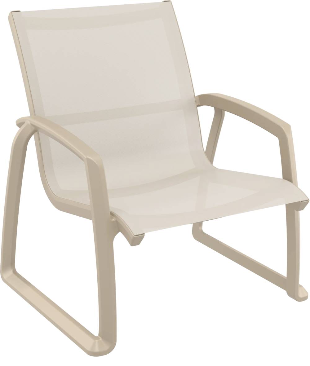 Siesta Pacific Lounge Arm Chair (Available in Black, White, Taupe & Anthracite)