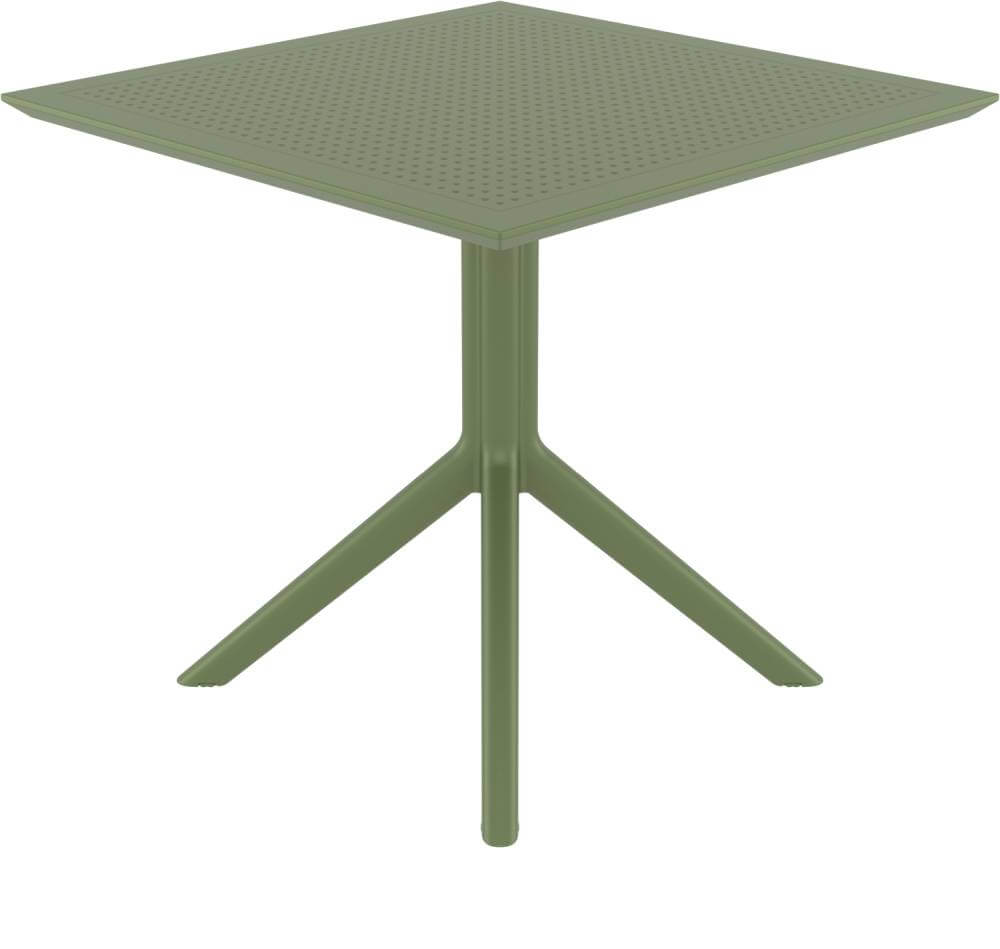 Siesta Sky Table 80 (Available in White, Taupe, Olive Green, Black & Anthracite)