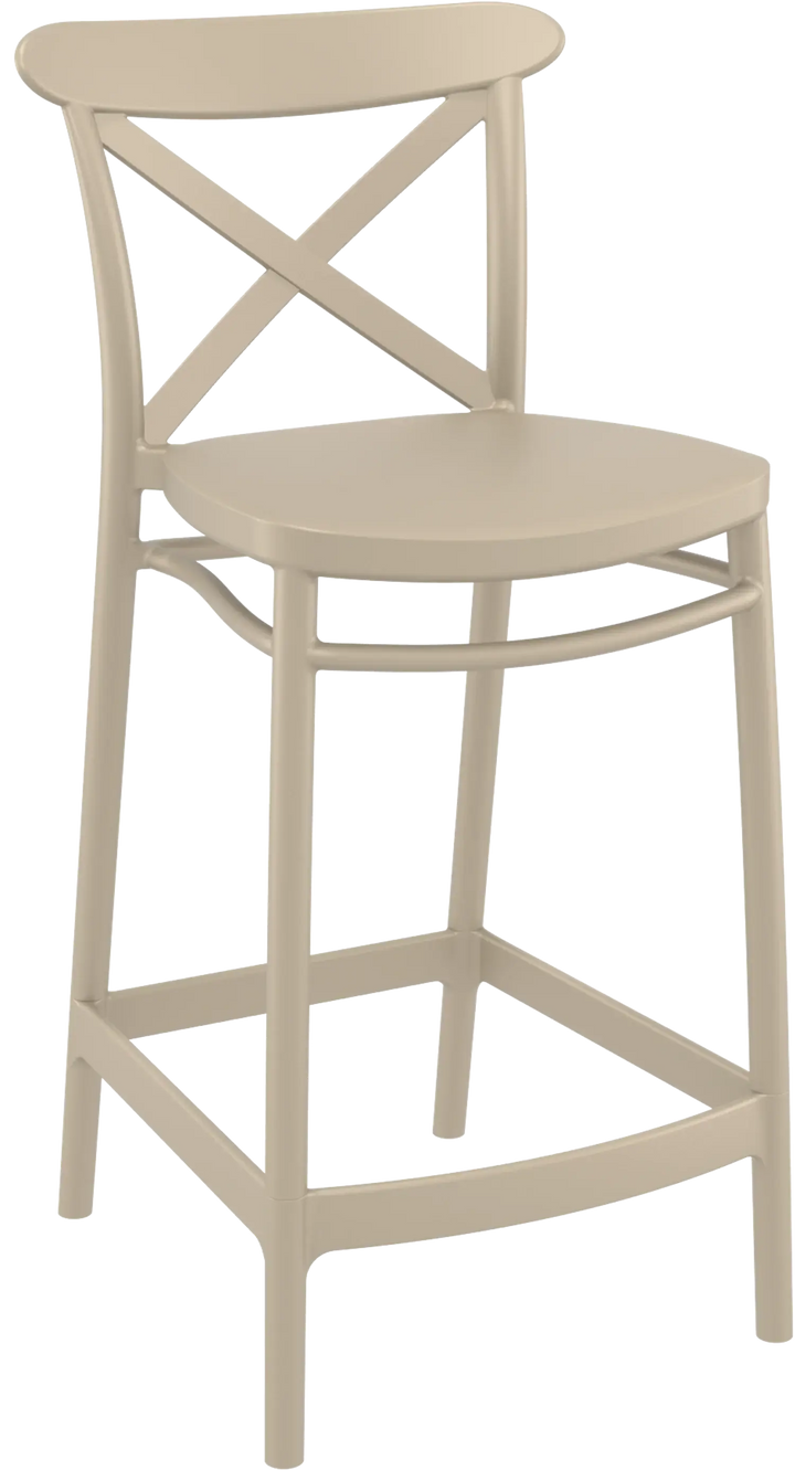 Cross Back Bar Stools 65cm by Siesta