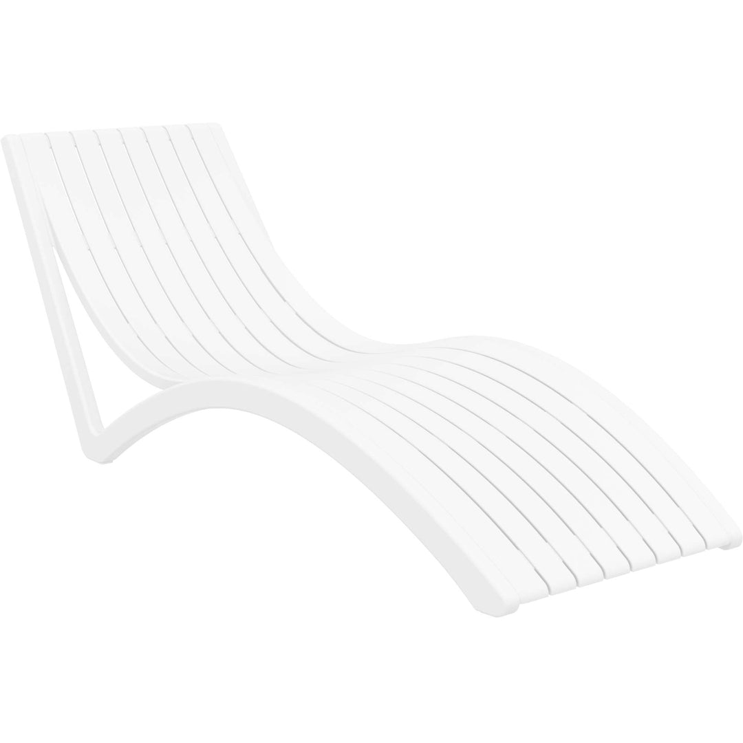 Siesta Slim Sun Lounger (Available in Black, White, Anthracite & Taupe - with / without cushion)