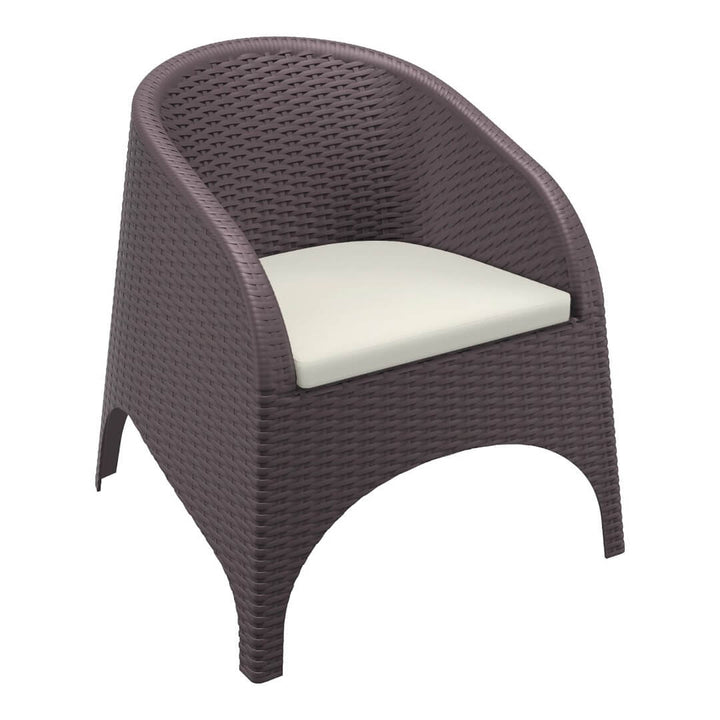 Siesta Aruba Tub Chair (Available in Chocolate, White & Anthracite)
